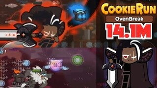 CookieRun OvenBreak | Dark Choco + Werewolf | 14.1M Score | ดาร์กช็อกโก้ + หมาป่า