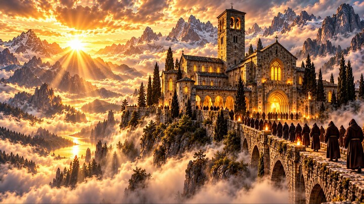 迷雾之外的修道院 | The Monastery Beyond the Mist | Gregorian Chants & Sacred Music