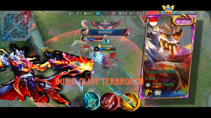 Pakai Build TOP GLOBAL !!!! DI JAMIN MANIAC + SAVAGE DENGAN MUDAH !!! Nih GamePlaynya!!!😎😎