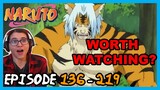 ARE NARUTO FILLERS WORTH WATCHING? Naruto Episode 136 - 219 Review