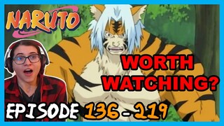 ARE NARUTO FILLERS WORTH WATCHING? Naruto Episode 136 - 219 Review