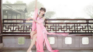 A girl dancing with traditional music