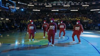 JABBAWOCKEEZ at the 2022 NBA Finals