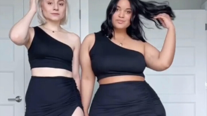 Style has nothing to do with body shape. These two sisters really know how to dress—so gorgeous!