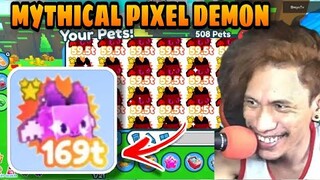 I Got The 169 Trillion Damage Dark Matter Mythical Pixel Demon - Pet Simulator X Pixel Update