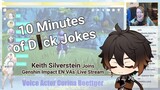 Keith Silverstein Joins Genshin Impact EN VAs' Live Stream (AKA 10 minutes of di*k jokes)