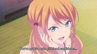 Hayato has 5 Girlfriend Candidates | Goddess Café Terrace