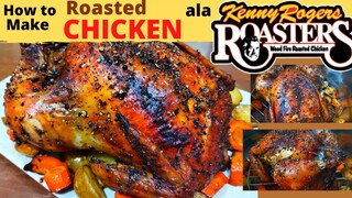 ROASTED CHICKEN ala KENNY ROGERS | Best CRACKED PEPPER Roast Chicken Turbo Broiled Style Recipe