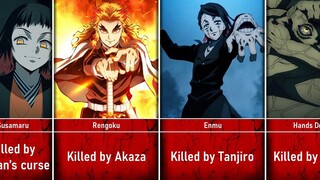 Cause of Death for Demon Slayer Characters I 1st Half without Spoilers I Anime Senpai Comparisons