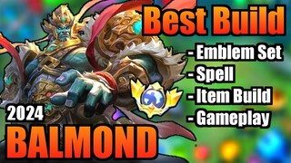 BALMOND BEST BUILD 2024 | TOP 1 GLOBAL BALMOND BUILD | BALMOND - MOBILE LEGENDS | MLBB