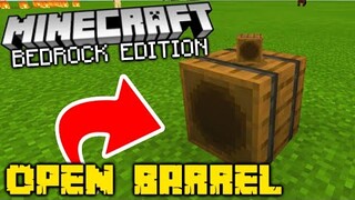 Cursed Block #5: OPEN BARREL | Minecraft Bedrock | MCPE Xbox PS4 Windows Switch