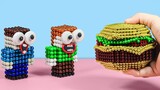 [Hoạt Hình Tĩnh Vật] Hamburger ăn vào biến thành người khổng lồ