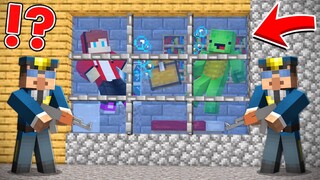 Locked Up an UNDERWATER PRISON in Minecraft - Maizen JJ and Mikey