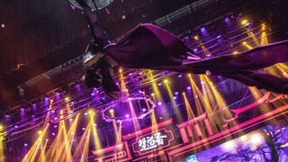 【一梦江湖】周年庆典现场-暗香门派空中舞#飞在空中的暗香师姐#