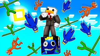 SOPRAVVIVO SOPRA UN SOLO BLOCCO DEI RAINBOW FRIENDS - MINECRAFT ITA