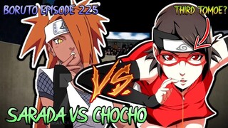 Sarada VS ChoCho - Ang Pinakamagandang Laban sa Chunin Exams Arc | Boruto Episode 225 Spoilers