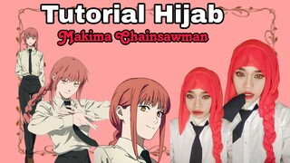 Tutorial Hijab Makima Chainsawman | by @denesaurus #JPOPENT