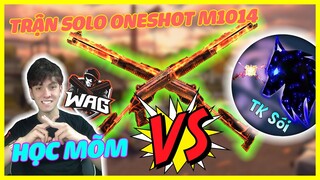 [ Free Fire ] Trận Đấu SoLo OneShot M1014 Đầu Tiên Tại Việt Nam Giữa Học Mõm Vs TK Sói - Học Mõm