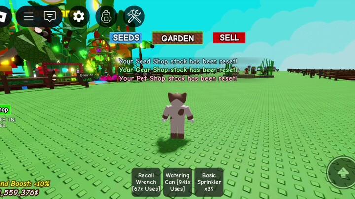 Grow A Garden 32 Minutes Gameplay Before And After Update
