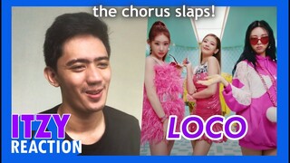 CRAZY REACTION to ITZY “LOCO” MV
