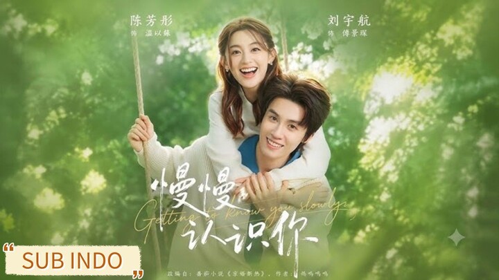 Liu Yuhang & Chen Fangtong - Getting to Know You Slowly Sub Indo