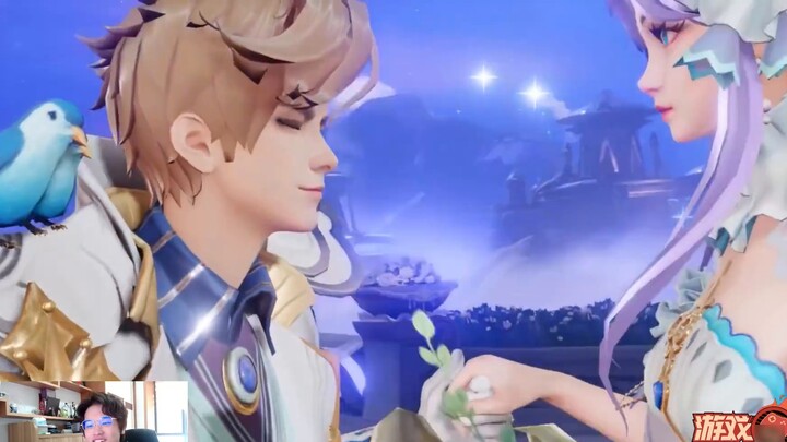 The leaves look at the demonstration of Sun Ce's 520 new skin, Love's Promise: So handsome? This ski