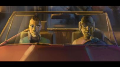 Bashira Storyboard - Car Rap Scene “OCEAN OF EMBERS”
