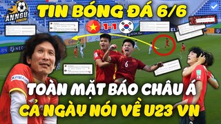 Hòa Chấn Động Hàn Quốc 1-1, Khắp Mặt Báo Châu Lục Và Đông Nam Á Dành Cả Ngày Khen Ngợi U23 Việt Nam