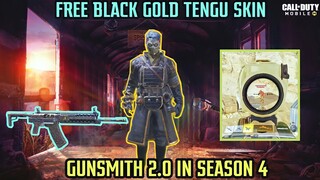 *FREE* BLACK GOLD TENGU SKIN | GUNSMITH 2.0 IN SEASON 4 | AND MORE INFO...