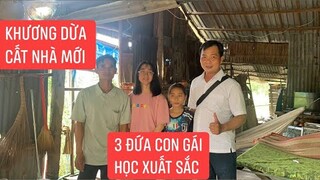 Dự án 1001 mái ấm của Khương Dừa đến Tháp Mười Đồng Tháp gia đình có 3 con gái học xuất sắc.