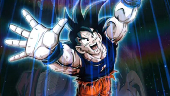 [Dragon Ball Burst Battle] Kartu Animasi Bergerak Super Saiyan Goku dengan Efek Energi LR untuk Logi