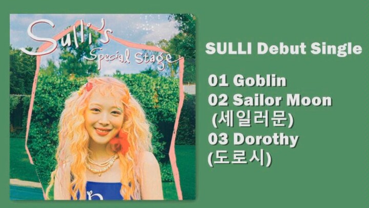[Full-track fake preview] Choi Sulli's solo debut album "goblin"