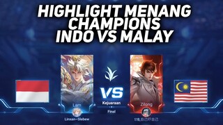 Best moment Winner INDO vs MALAY | Honor Of Kings