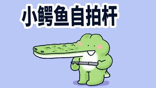 【小矛动物园】小鳄鱼平时挺费自拍杆的，用处很多。
