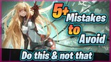 5 MISTAKES that could HURT your progress! Tower of Fantasy