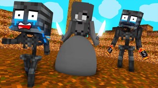 Monster School : POOR BABY WITHER SKELETON CHALLENGE - Minecraft Animation