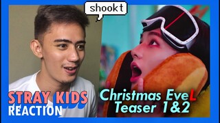 Stray Kids “Christmas EveL” M/V Teaser 1&2 REACTION!!