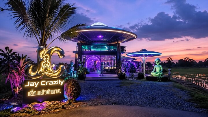 คาเฟ่สไตล์ UFO 🛸👽