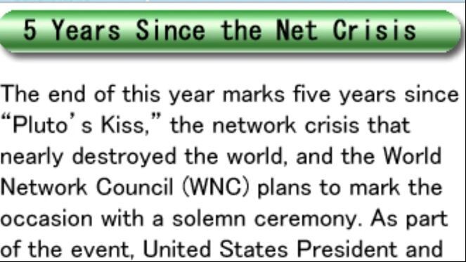 #dothack Narrated News: 5 Years Since the Net Crisis (Vol.2)
