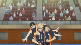 Tsukki habis disiksa Tanaka dan Nishinoya 😆