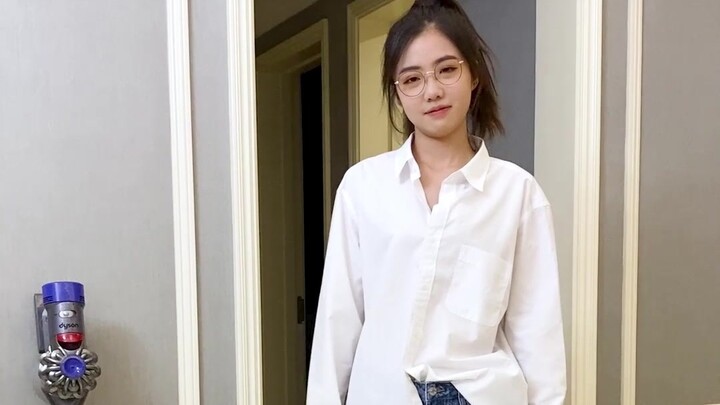 My boyfriend’s white shirt is the real MVP!