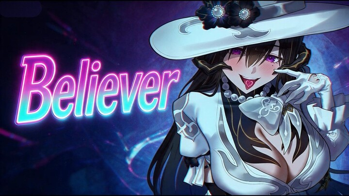 Believer (But it hits different) (Nightcore) (Lyrics)