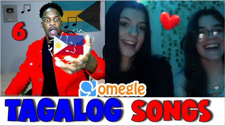 Singing Filipino Tagalog Songs In English (Girl Cries) (Omegle Singing Reactions)