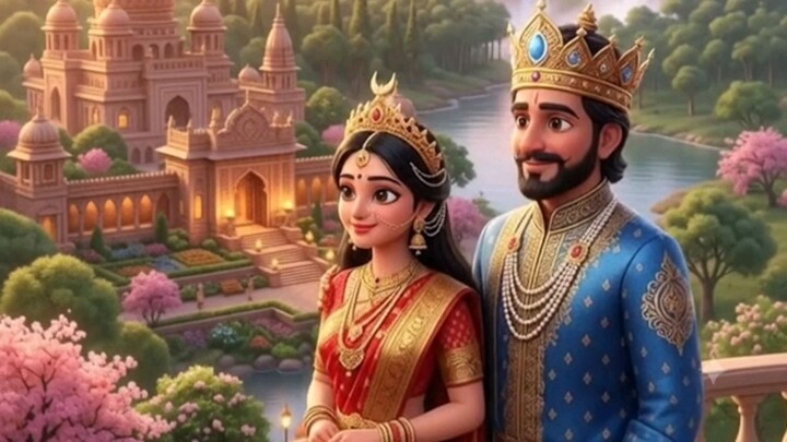 👑 चाँदनी राज्य का आख़िरी दीपक | राजा-रानी की रहस्यमयी कहानी | Magical Kingdom Story | Hindi Cartoon