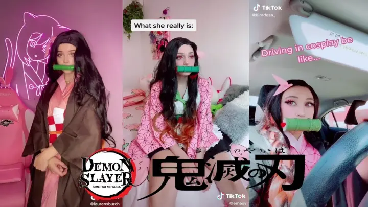 Nezuko Kamado | Demon Slayer Kimetsu no Yaiba Tik Tok Cosplay Compilation