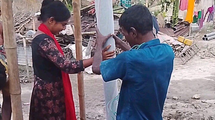 আল্লাহর দোয়ায় পানির মডার বসানো হলো #video #waterpump #Aminurvlogs