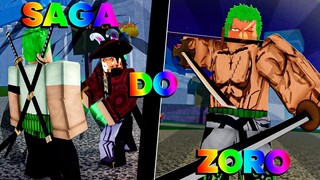 RECRIEI A SAGA DO ZORO DE ONE PIECE NO BLOX FRUITS! - ROBLOX