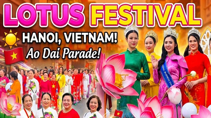 🎬 TitleHanoi Lotus Festival 2026 🌸 | Beautiful Lotus Flowers & Vietnamese Culture | Vietnam Vlog