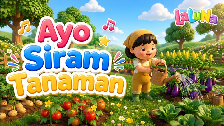Ayo Siram Tanaman! | Lagu Anak - Anak Bersama Laluna