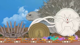 火影里最大的生物是谁呢？尾兽原来还没有它一个手掌大！
